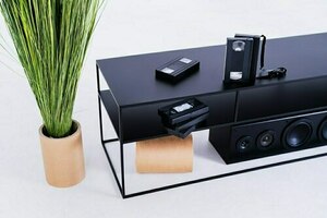 RTV table TENSIO 2 FLOOR METAL 200x45 - black small 1