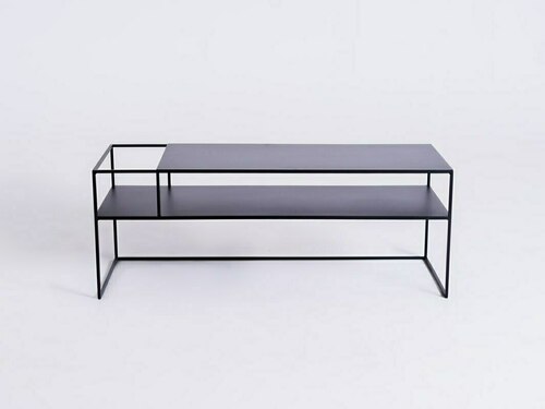 Check RTV table SENSO FLOWER METAL 120x45 L - black