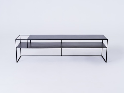Check RTV table SENSO FLOWER METAL 170x45 L - black