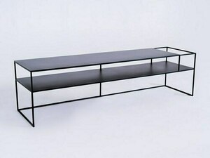 RTV table SENSO FLOWER METAL 170x45 P - black small 3