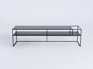 RTV table SENSO FLOWER METAL 170x45 P - black small 0