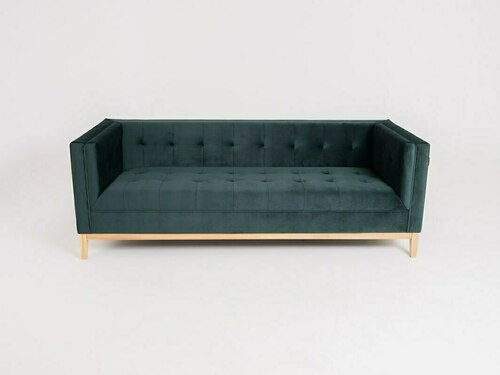 Check By-TOM 3 person sofa. - avocado(rv38), natural