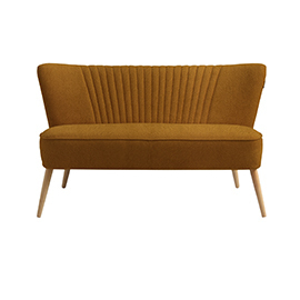 HARRY 2 person sofa. - maracuja(rv41), natural small 6
