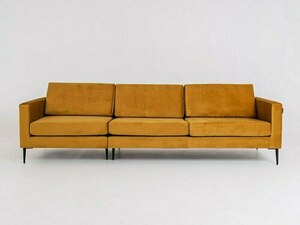 VERGAN 4 person sofa. - maracuja(rv41), black small 0
