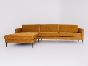 Corner sofa VERGAN L - maracuja(rv41), black small 3