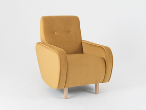 PANDA armchair - maracuja(rv41), natural small 0