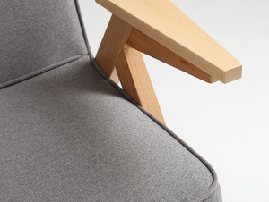 VINC armchair - steel(et91), natural small 4