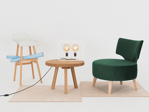 FLIPPIN armchair - avocado(rv38), natural small 2