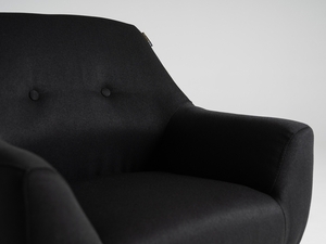 BETTY armchair - black(et100), walnut small 4