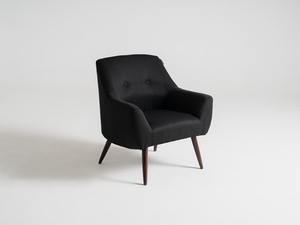 BETTY armchair - black(et100), walnut small 0