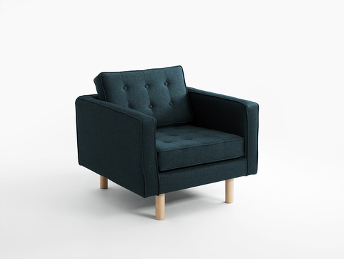 Check TOPIC WOOD armchair