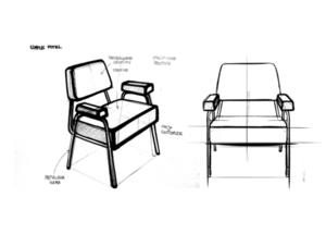 SIMPLE armchair - tropical vibes(dar01), black 5 SIMPLE armchair - tropical vibes(dar01), black small 5