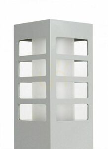 Outdoor Post Light SU-MA RADO III 1 AL Silver 75 cm Aluminium small 1