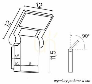 Outdoor Wall Lamp SU-MA NEO 11701 DG Dark Gray LED 10W 3000K small 3