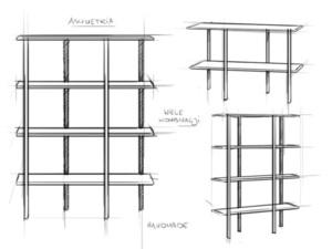 RAVE BASIC coffee table 100x60 - oak(3395), black small 5