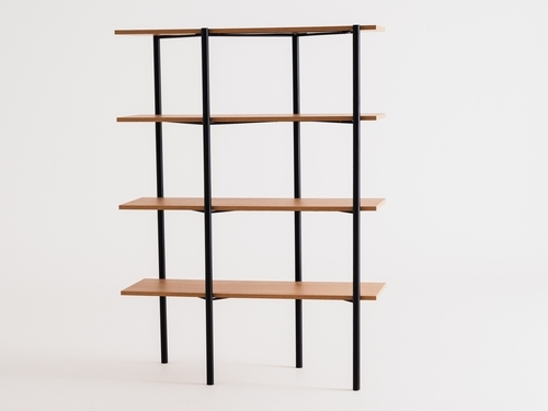 Check RAVE BASIC 110 bookcase - oak(3395), black