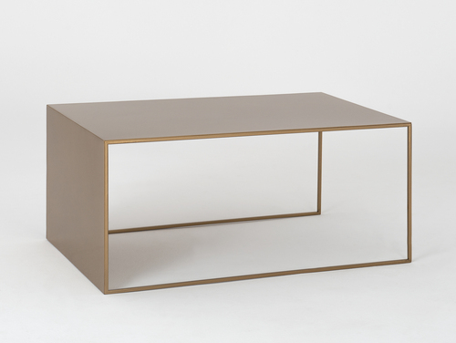 Check Coffee table 2 WALL METAL 100x60 - gold