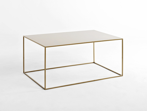 Check TENSIO METAL coffee table 100x60 - gold