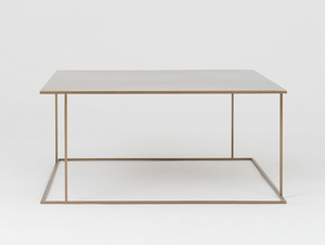 WALT METAL coffee table 100x100 - gold small 3