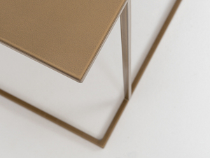 WALT METAL coffee table 100x100 - gold small 4