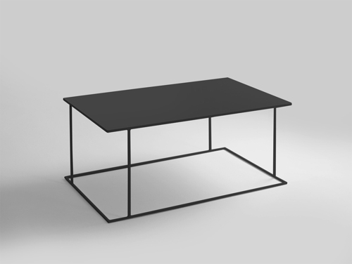 Check WALT METAL coffee table 100x60 - black