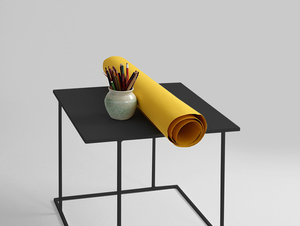 WALT METAL 50 coffee table - black small 1