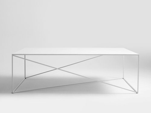 Check MEMO METAL 140 coffee table - white