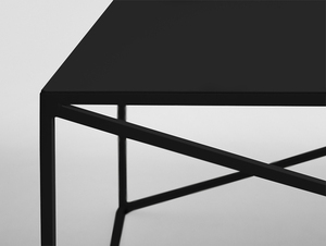 MEMO METAL 140 coffee table - black small 4