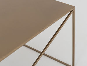 MEMO METAL coffee table 100x60 - gold small 4