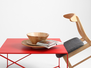 MEMO METAL 80 coffee table - red 1 MEMO METAL 80 coffee table - red small 1