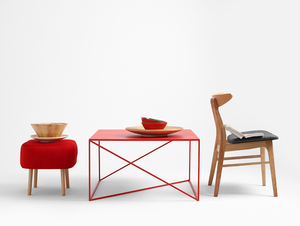 MEMO METAL 80 coffee table - red 0 MEMO METAL 80 coffee table - red small 0