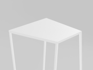 ZAK METAL 30 table - white small 2