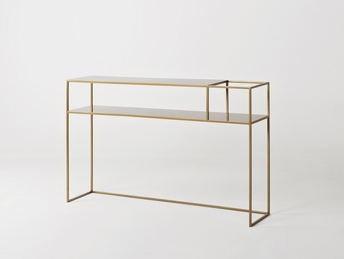 Check SENSO FLOWER METAL console 120x25 P - gold