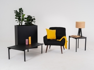 BORGE 50 coffee table - black small 1