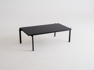 BORGE 100x60 LOW coffee table - black 0 BORGE 100x60 LOW coffee table - black small 0
