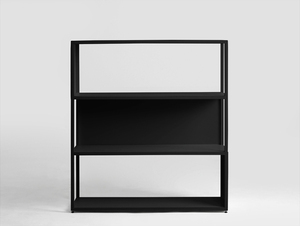 HYLLER SIDE METAL bookcase 100x110 - black small 3