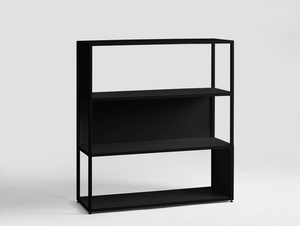 HYLLER SIDE METAL bookcase 100x110 - black small 0