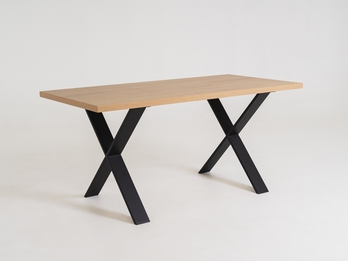 Check CROSS BASIC 140 dining table - oak, black