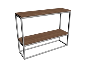 JULITA SOLID WOOD 75-2F console - oak, white small 6