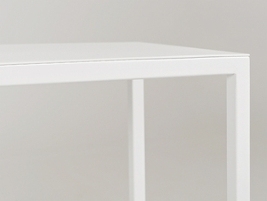 JULITA METAL 75-2F console - white small 4