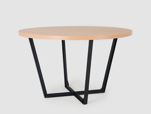 MAPLE BASIC 120 dining table - oak, black small 3