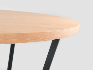 MAPLE BASIC 120 dining table - oak, black small 4