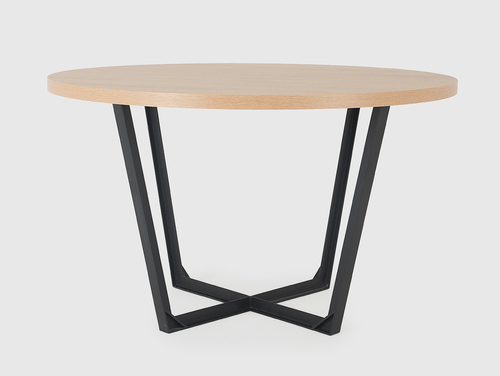 Check MAPLE BASIC 120 dining table - oak, black