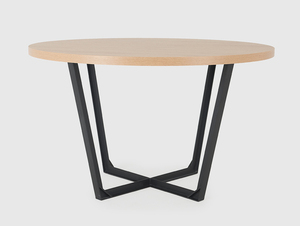 MAPLE BASIC 120 dining table - oak, black small 0