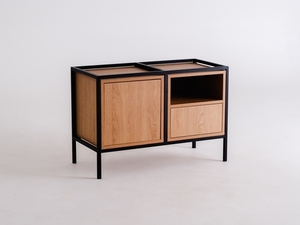 SKAP 2R1 MIX bookcase - black small 0
