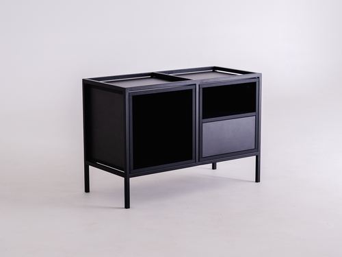 Check SKAP BLACK 2R1 MIX bookcase