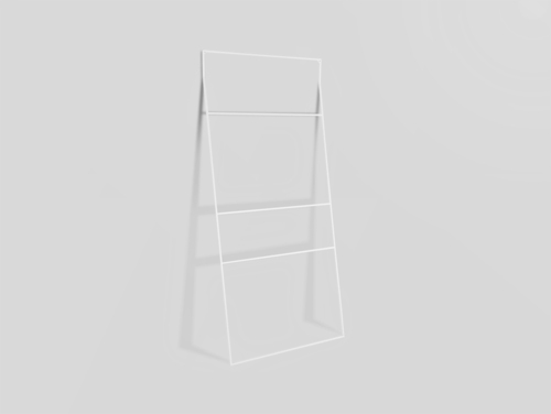 Check LEMI BATH 80 bathroom hanger - white