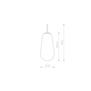 CAMELEON PEAR BLACK L 10328 Nowodvorski 1 CAMELEON PEAR BLACK L 10328 Nowodvorski small 1
