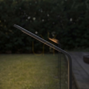 Outdoor Standing Lamp Ideallux AGOS H80 3000K Coffee Brown LED 326726 small 6
