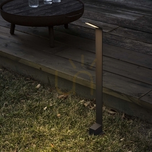 Outdoor Standing Lamp Ideallux AGOS PT H80 Black 3000K IP54 326733 small 4